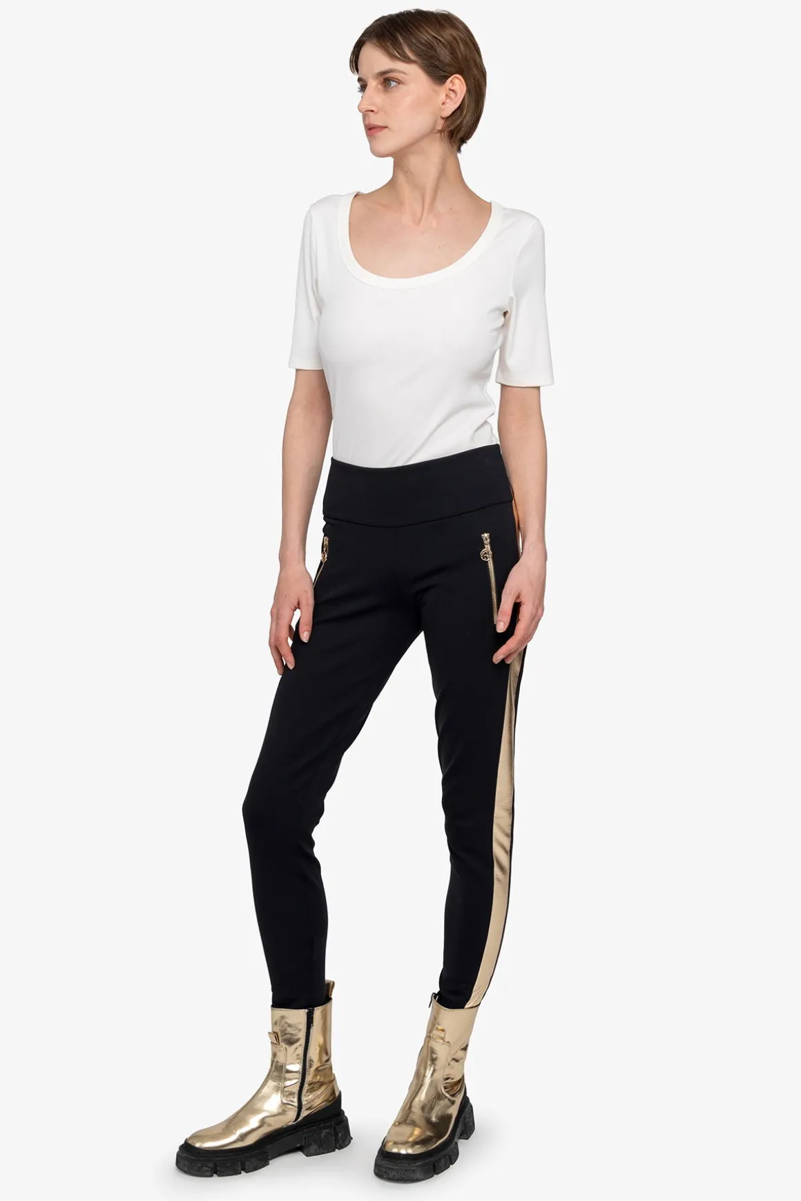 Hosen / Jeans*SPORTALM Leggings mit schmalem Bein Gold