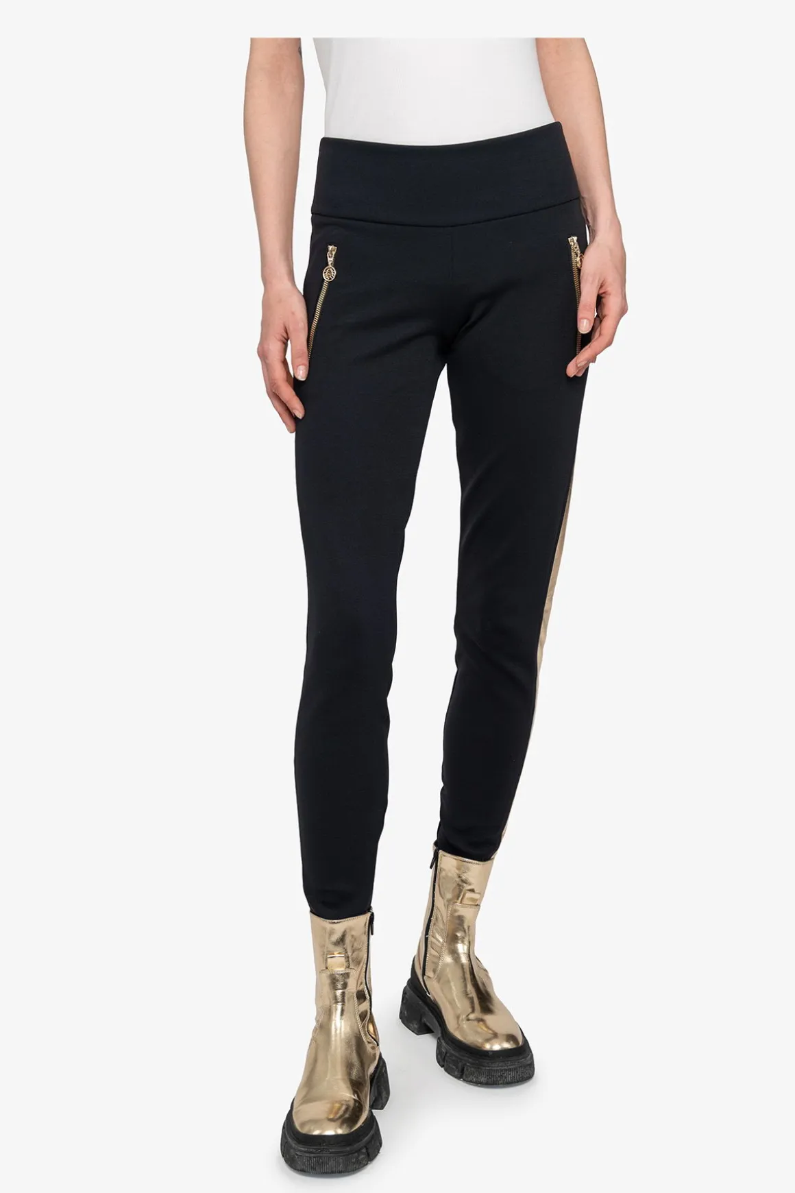 Hosen / Jeans*SPORTALM Leggings mit schmalem Bein Gold