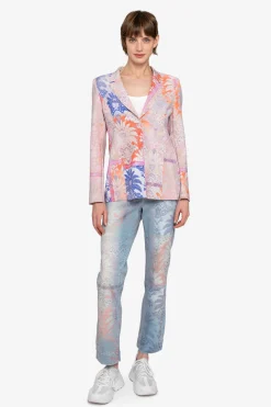 Jacken / Blazer*SPORTALM Longblazer mit Reverskragen MauveChalk