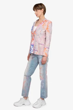 Jacken / Blazer*SPORTALM Longblazer mit Reverskragen MauveChalk