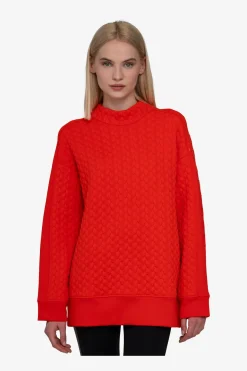 Sweatshirts*SPORTALM Longsweatshirt mit Stehkragen PaprikaFlame