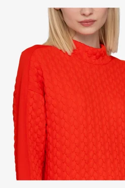 Sweatshirts*SPORTALM Longsweatshirt mit Stehkragen PaprikaFlame