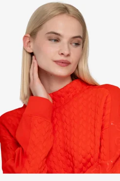 Sweatshirts*SPORTALM Longsweatshirt mit Stehkragen PaprikaFlame