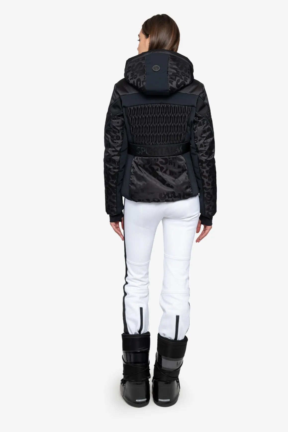 Jacken*SPORTALM Luxus-Skijacke mit Kapuze Black