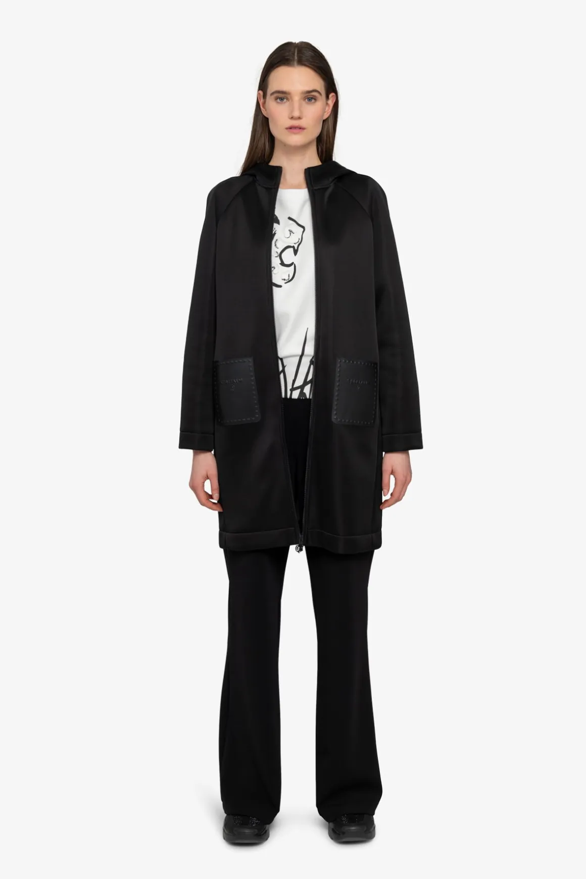 Mäntel|Jacken / Blazer*SPORTALM Mantel mit Kapuze Black