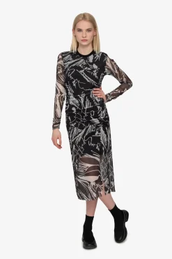 Kleider*SPORTALM Meshkleid mit Unterkleid Black
