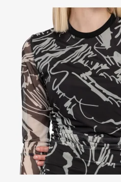 Kleider*SPORTALM Meshkleid mit Unterkleid Black