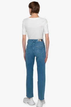 Hosen / Jeans*SPORTALM Mom-Fit-Jeans BlueDenim