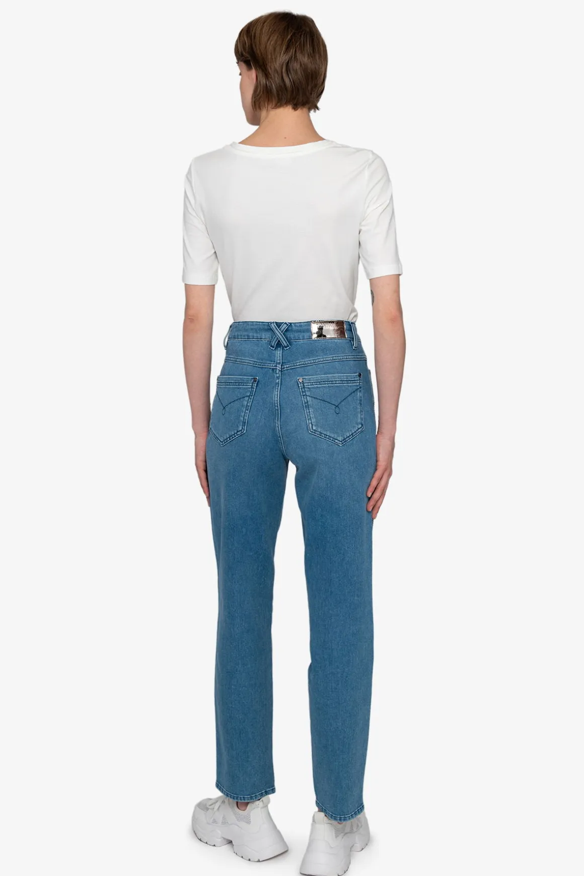 Hosen / Jeans*SPORTALM Mom-Fit-Jeans BlueDenim