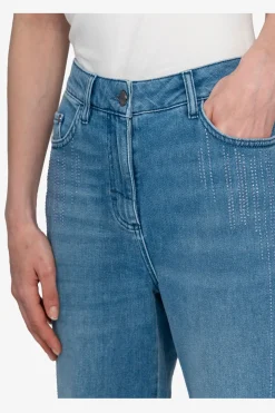 Hosen / Jeans*SPORTALM Mom-Fit-Jeans BlueDenim