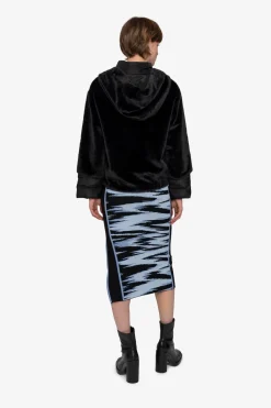 Jacken / Blazer*SPORTALM Plüschjacke mit Kapuze Black