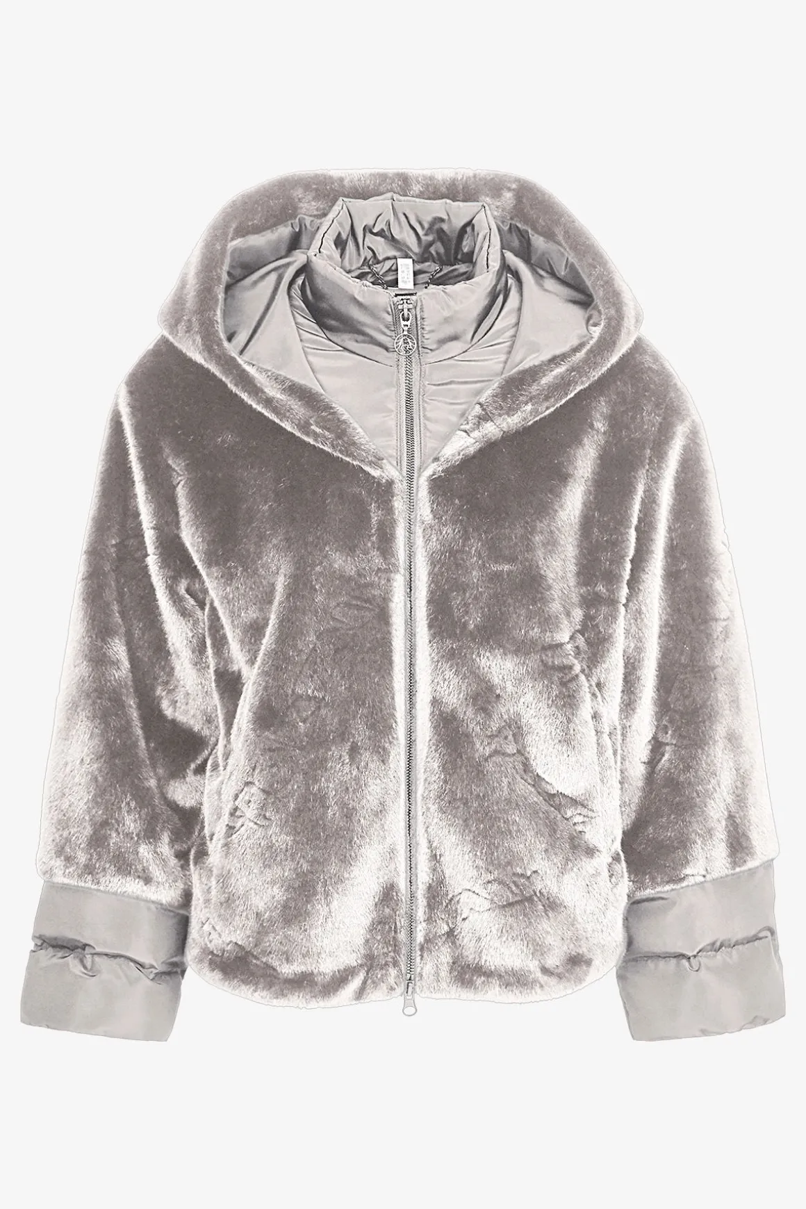 Jacken / Blazer*SPORTALM Plüschjacke mit Kapuze FlintGrey