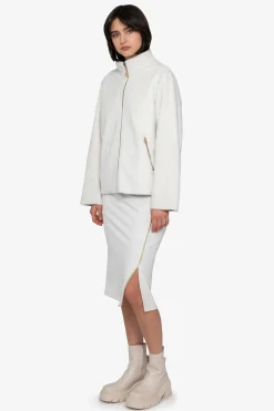 Jacken / Blazer*SPORTALM Plüschjacke mit kleinem Stehkragen EucalyptusMist