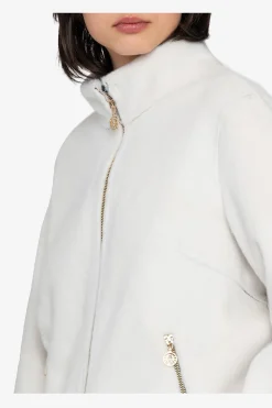 Jacken / Blazer*SPORTALM Plüschjacke mit kleinem Stehkragen EucalyptusMist