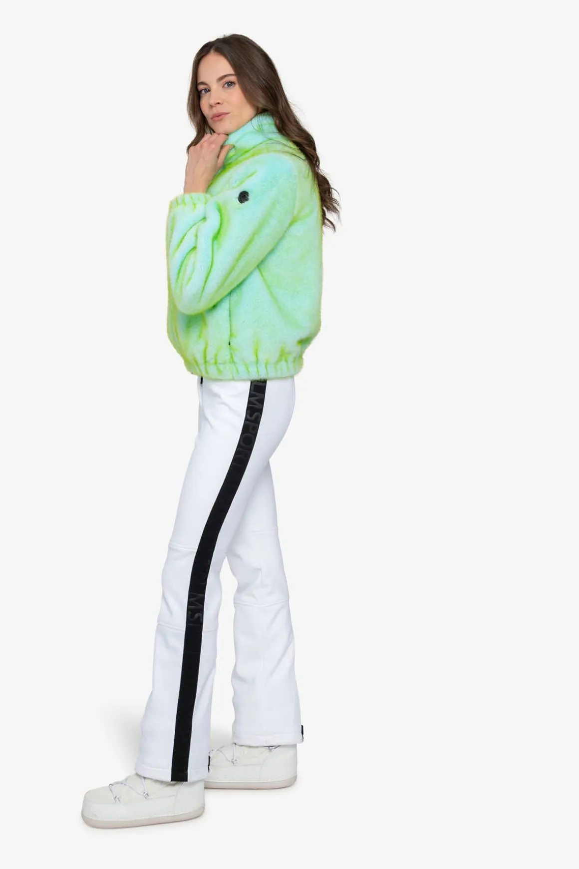 Jacken|Jacken / Blazer*SPORTALM Plüschjacke mit Stehkragen CrystalClear