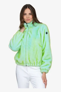 Jacken|Jacken / Blazer*SPORTALM Plüschjacke mit Stehkragen CrystalClear