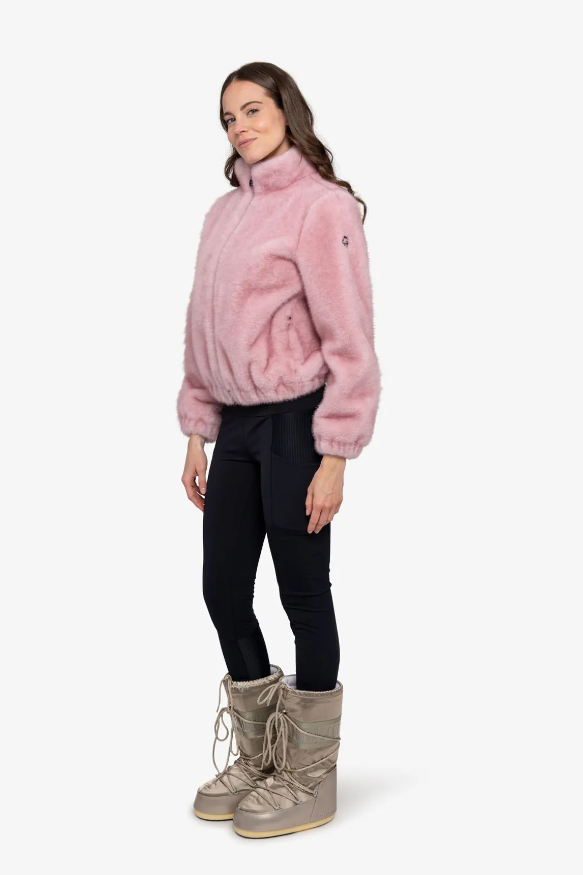 Jacken|Jacken / Blazer*SPORTALM Plüschjacke mit Stehkragen ChalkPink