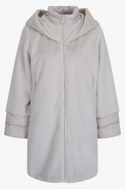 Mäntel*SPORTALM Plüschmantel mit Kapuze FlintGrey