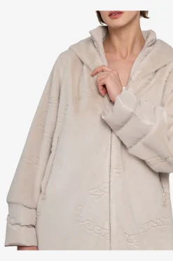 Mäntel*SPORTALM Plüschmantel mit Kapuze FlintGrey
