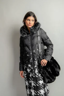 Taschen*SPORTALM Plüsch-Shopper Black