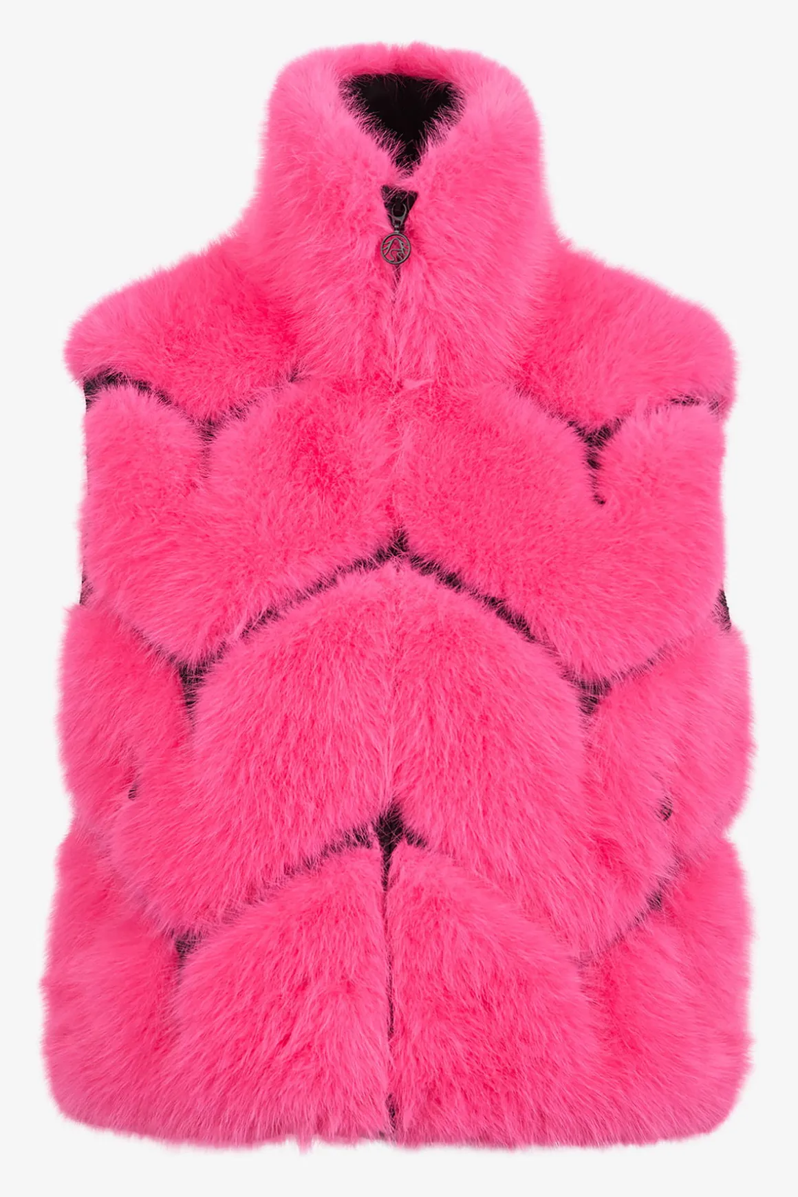 Westen|Westen*SPORTALM Plüsch-Weste mit Stehkragen NeonPink