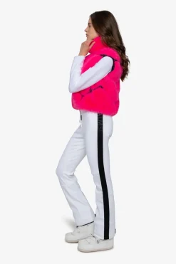 Westen|Westen*SPORTALM Plüsch-Weste mit Stehkragen NeonPink