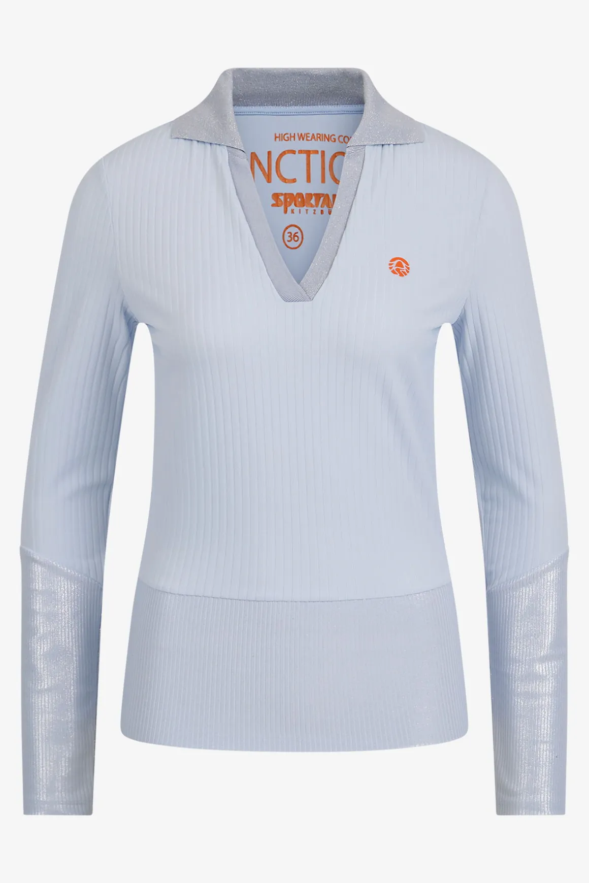 Shirts / Tops*SPORTALM Poloshirt mit V-Ausschnitt SoftSky