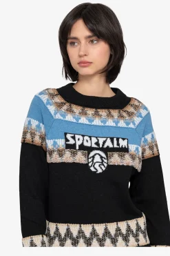 Sweatshirts*SPORTALM Pullover mit Rollkragen Black