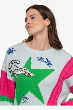 First Layer / Mid Layer*SPORTALM Pullover mit Rundhalsausschnitt CrystalClear