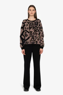 Strick*SPORTALM Pullover mit Rundhalsausschnitt PumpkinSmoke
