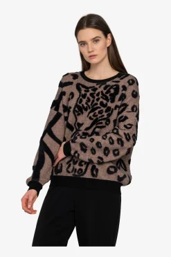 Strick*SPORTALM Pullover mit Rundhalsausschnitt PumpkinSmoke