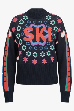 First Layer / Mid Layer*SPORTALM Pullover mit Stehkragen Black