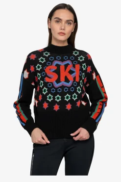 First Layer / Mid Layer*SPORTALM Pullover mit Stehkragen Black