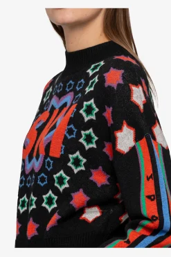 First Layer / Mid Layer*SPORTALM Pullover mit Stehkragen Black