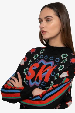 First Layer / Mid Layer*SPORTALM Pullover mit Stehkragen Black