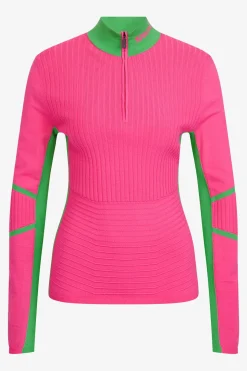 First Layer / Mid Layer*SPORTALM Pullover mit Stehkragen NeonPink