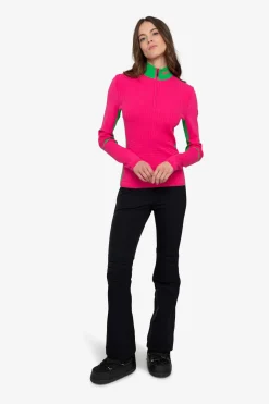 First Layer / Mid Layer*SPORTALM Pullover mit Stehkragen NeonPink
