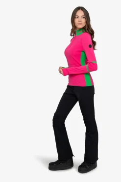 First Layer / Mid Layer*SPORTALM Pullover mit Stehkragen NeonPink