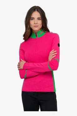 First Layer / Mid Layer*SPORTALM Pullover mit Stehkragen NeonPink