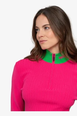 First Layer / Mid Layer*SPORTALM Pullover mit Stehkragen NeonPink