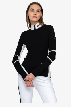 First Layer / Mid Layer*SPORTALM Pullover mit Stehkragen Black