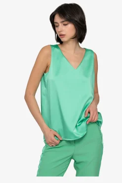 Shirts / Tops*SPORTALM Ärmellose Top mit V-Ausschnitt MintGreen