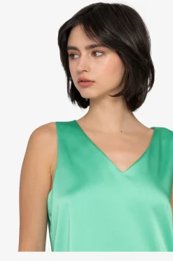 Shirts / Tops*SPORTALM Ärmellose Top mit V-Ausschnitt MintGreen