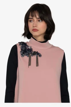 Shirts / Tops*SPORTALM Ärmelloses Top mit Stehkragen MauveChalk