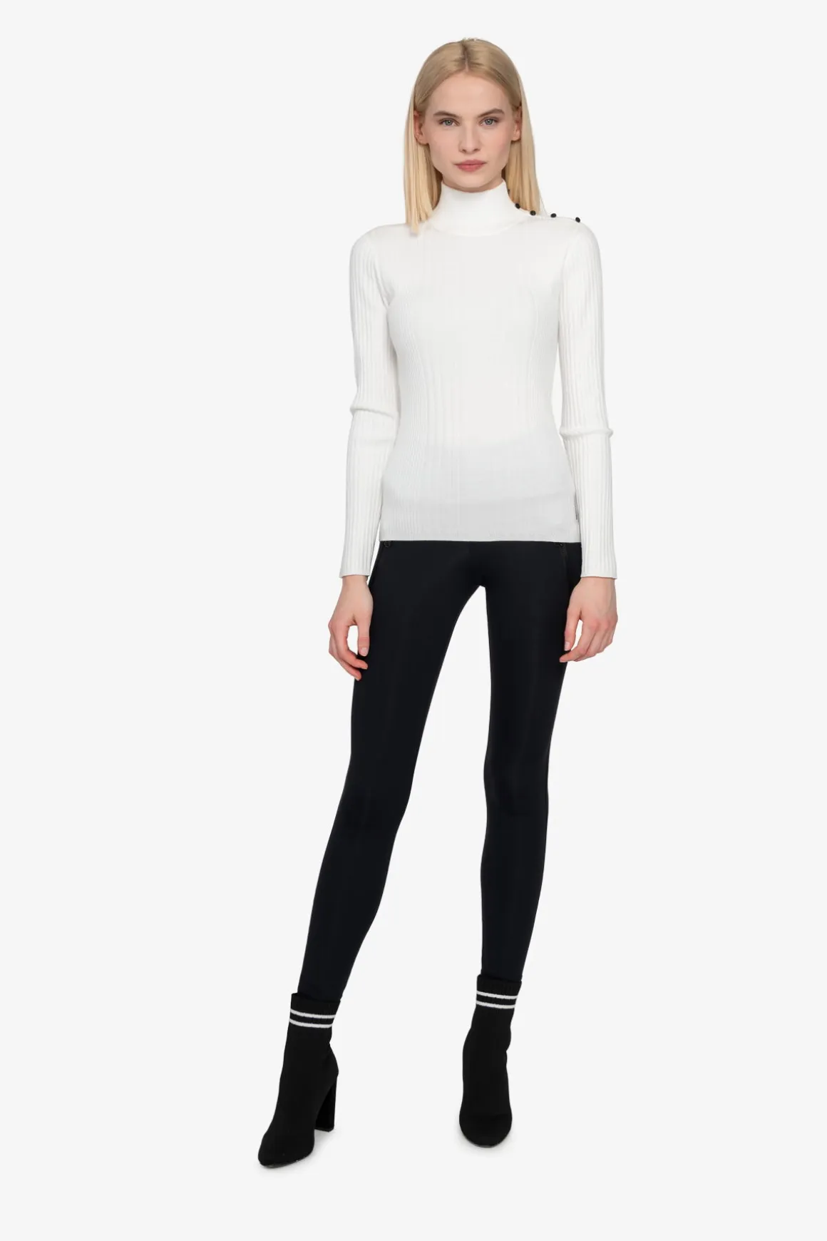 Strick|Shirts / Tops*SPORTALM Rollkragenpullover SnowWhite