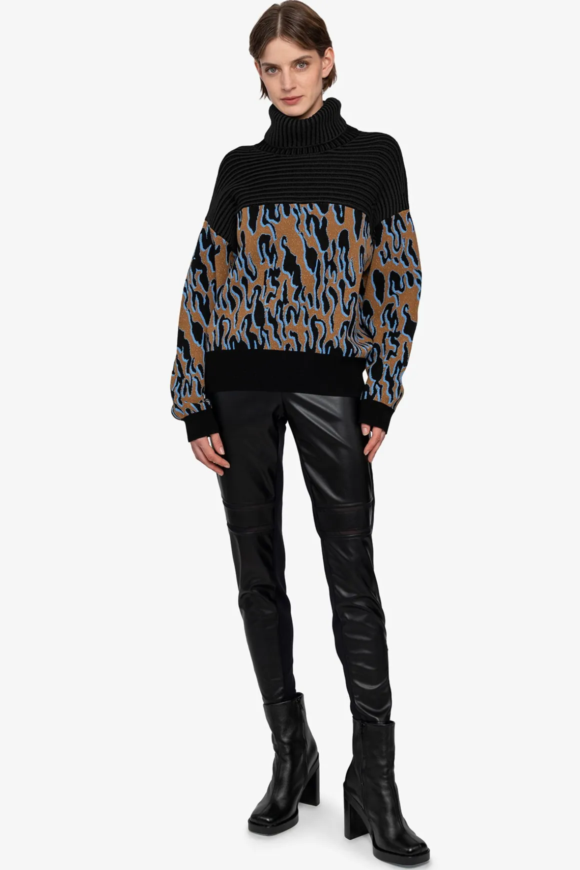 Sweatshirts|Strick*SPORTALM Rollkragenpullover TeddyBrown