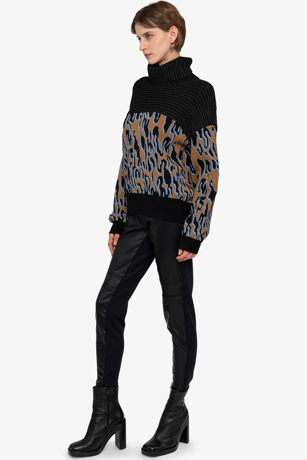 Sweatshirts|Strick*SPORTALM Rollkragenpullover TeddyBrown