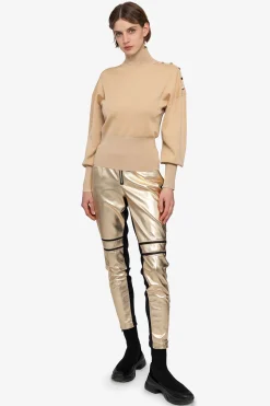 Strick*SPORTALM Rollkragen-Pullover Gold