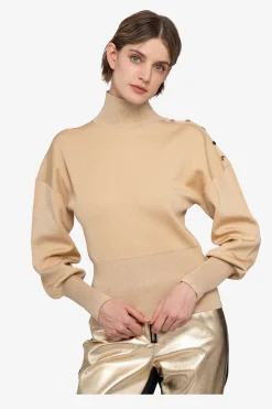 Strick*SPORTALM Rollkragen-Pullover Gold