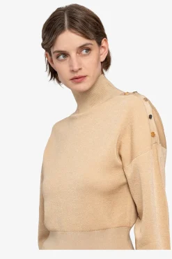 Strick*SPORTALM Rollkragen-Pullover Gold